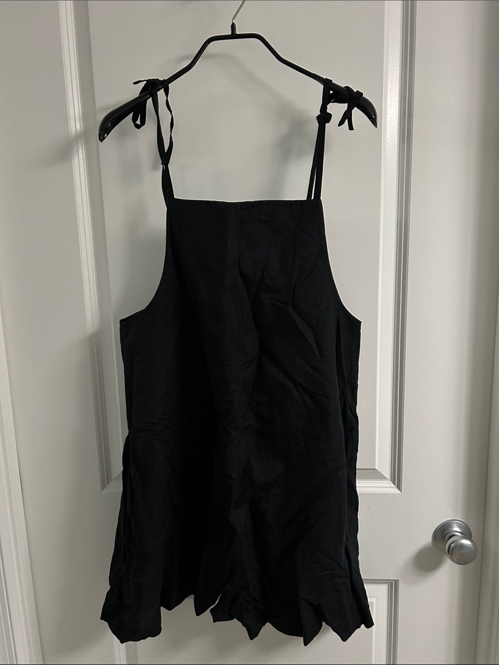 COS - square neck linen romper
